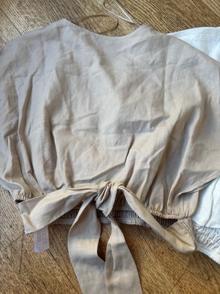 blusas con lazada trasera talla S nuevas