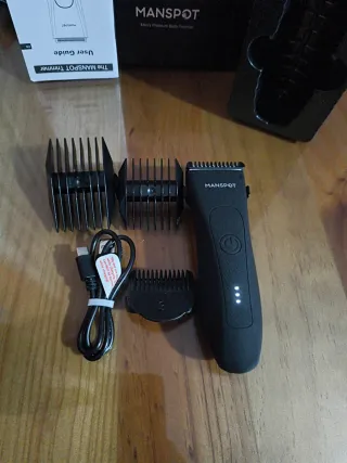 MANSPOT Cortapelos Premium Hombre Negro