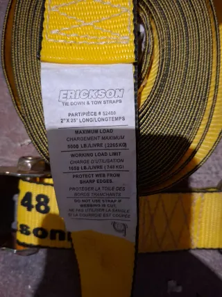 Correas de sujeción con trinquete