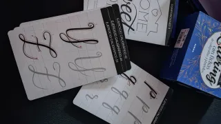 Aprende lettering. Con fichas de caligrafías y ...