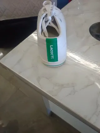Zapatillas Lacoste Blancas y Verdes