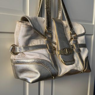 Borsa Just Cavalli pelle e tessuto