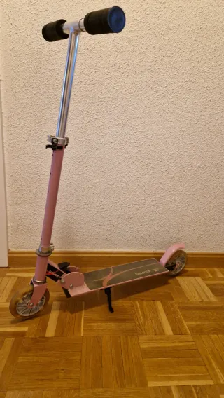 Patinete rosa 2 ruedas para niños de 4 a 10 años