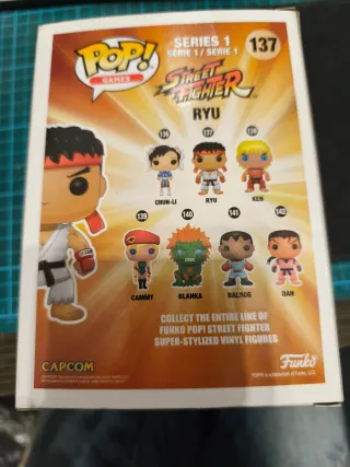 Funko Pop Ryu 137 Street Fighter