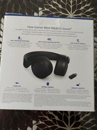 Auriculares Pulse 3D Midnight Black PS5 como nuevo