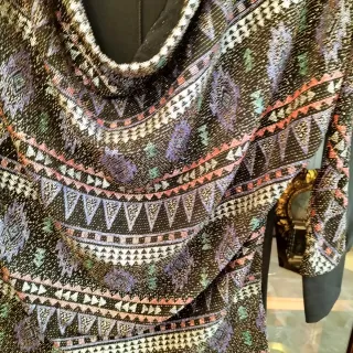 Blusa Kookai Talla S Estampado Geométrico brilli.