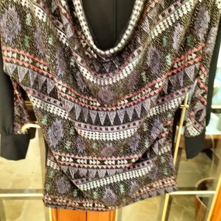 Blusa Kookai Talla S Estampado Geométrico brilli.