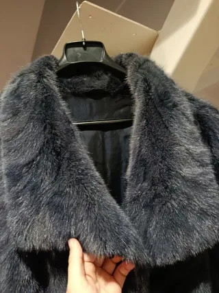 Abrigo largo de pelo