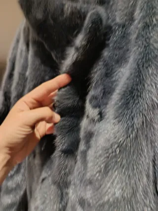 Abrigo largo de pelo