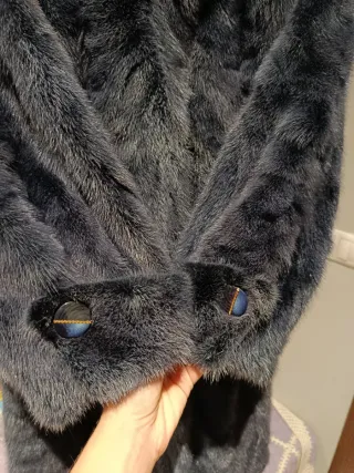 Abrigo largo de pelo