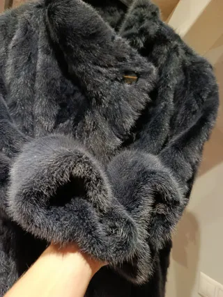 Abrigo largo de pelo