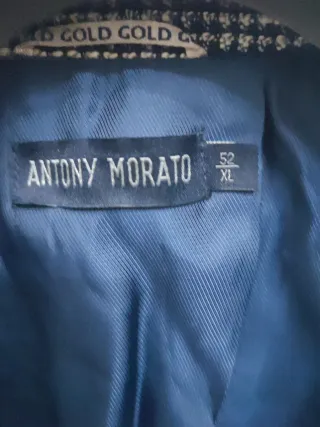 Giacca Antony Morato Uomo Slim Fit Blu/Bianco XL