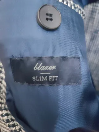 Giacca Antony Morato Uomo Slim Fit Blu/Bianco XL