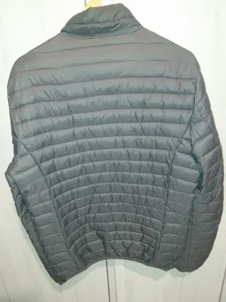 Piumino uomo grigio