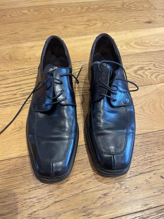Zapatos de piel negros para hombre talla 41