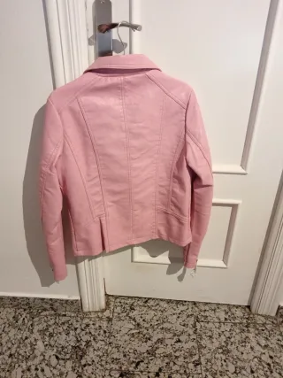 Chaqueta Piel Rosa KELRERGS Talla M