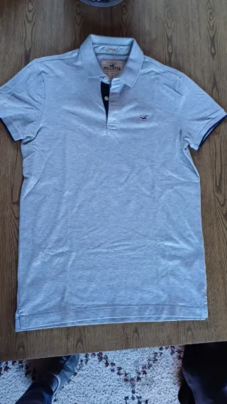 Polo Hollister Azul Talla S