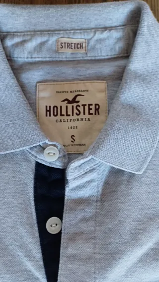 Polo Hollister Azul Talla S