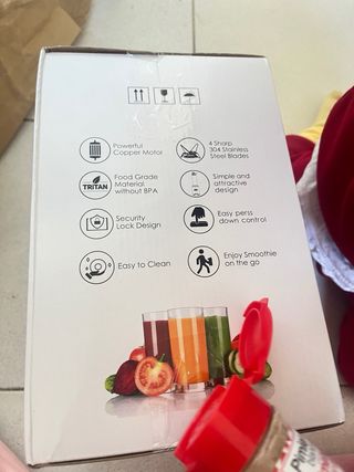 500W Batidora de Vaso,Licuadora Portatil