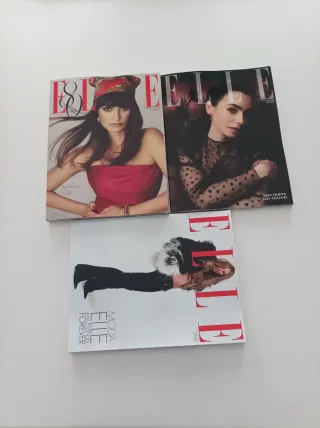 3 Revistas Elle. Julio, noviembre y diciembre 2025