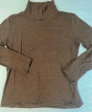 Jersey rayas cuello alto