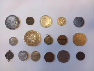 Lotto monete e medaglie varie