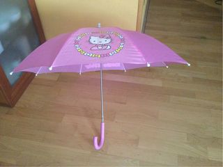 Paraguas infantil Hello Kitty rosa