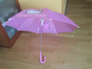 Paraguas infantil Hello Kitty rosa