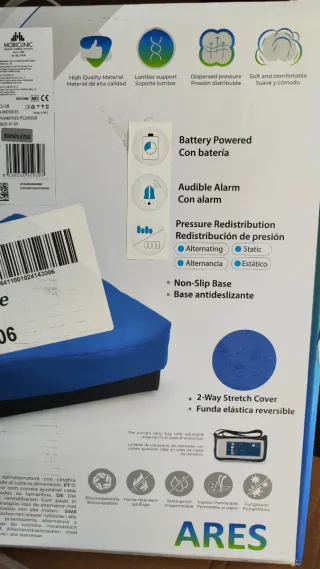 Cojín antiescaras ARES con batería