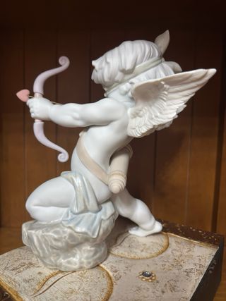 Figura Ángel Cupido con Arco y Flecha de Lladró