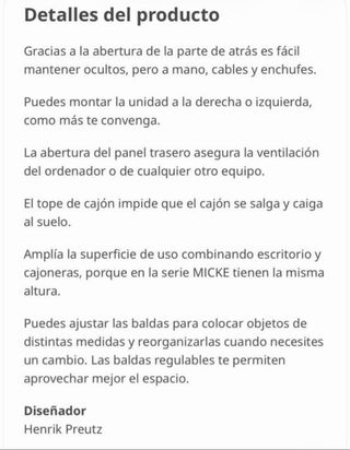 Escritorio + ventilador