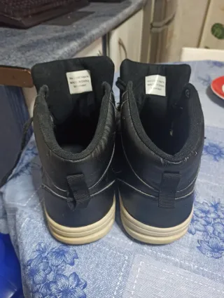 Botas altas hombre negras