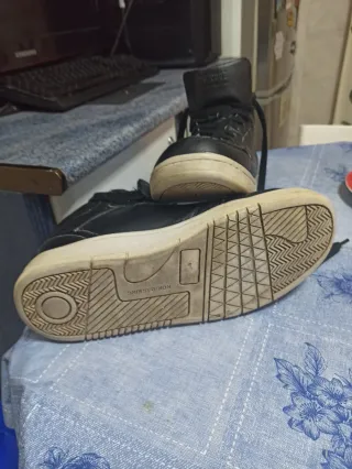 Botas altas hombre negras