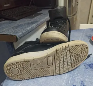 Botas altas hombre negras