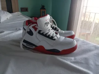 Nike Air Flight Zapatillas Blancas Rojas