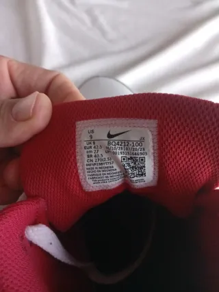 Nike Air Flight Zapatillas Blancas Rojas