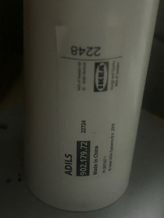 Patas Ikea Blancas (Metal y Goma)