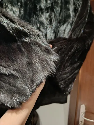 Bomber de pelo negro