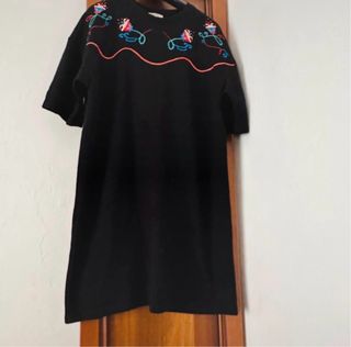 Vestito nero Zara con ricami