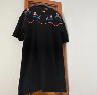 Vestito nero Zara con ricami