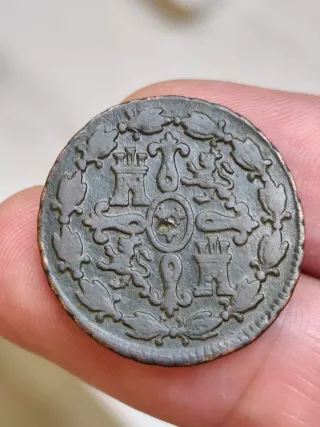 Moneda 4 Maravedís 1777 Carlos III.