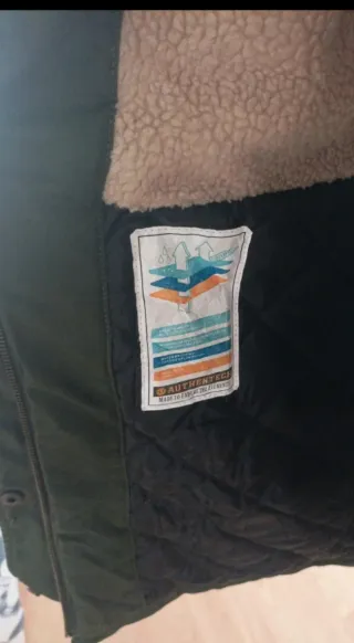 Parka Element verde talla S