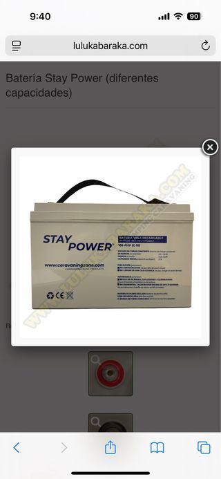 Bateria Stay power con 1 año de uso