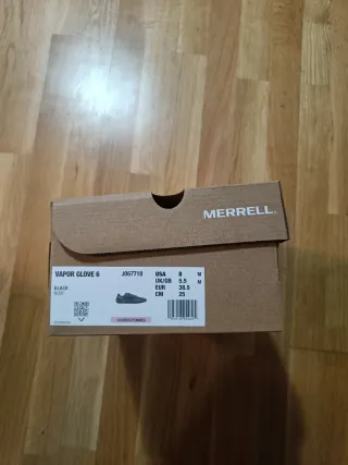 Zapatillas Merrell Vapor Glove 6 Negras