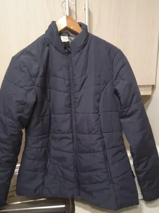 Chaqueta acolchada Decathlon mujer azul