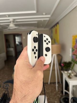 Joycons Blancos Nintendo Switch Oled Originales