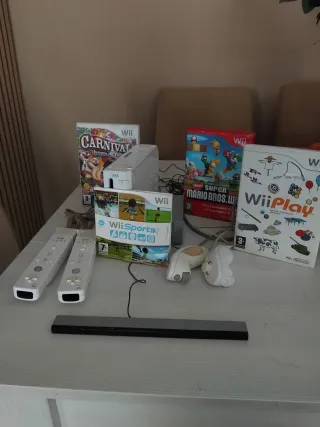 Nintendo Wii con giochi