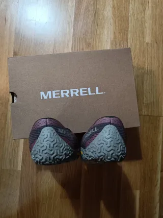 Zapatillas Merrell Vapor Glove 6 Gris/Rosa