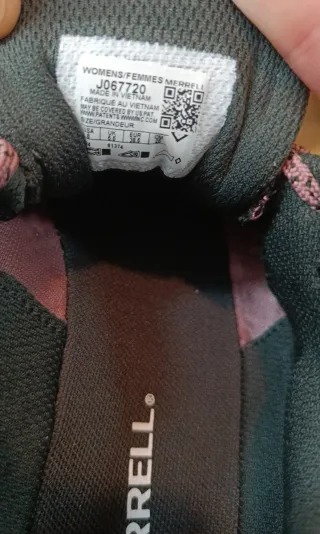 Zapatillas Merrell Vapor Glove 6 Gris/Rosa