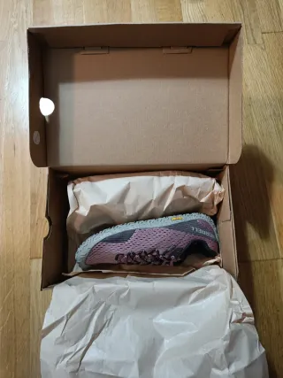 Zapatillas Merrell Vapor Glove 6 Gris/Rosa